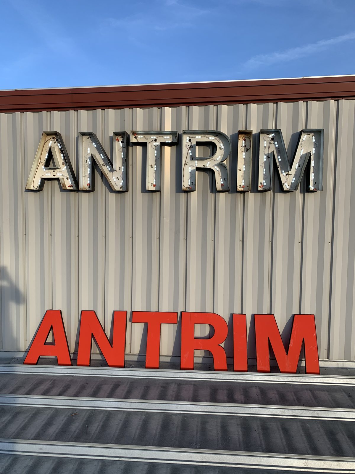 Commercial sign lighting retrofit and repair